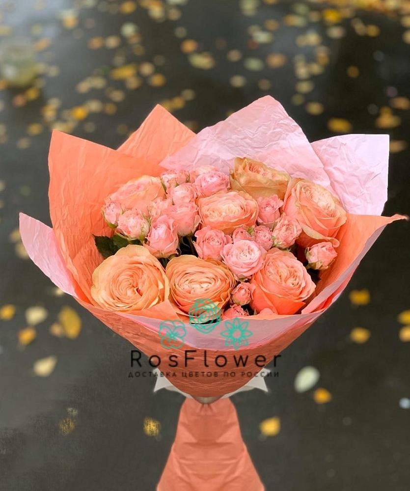 Букет радостное настроение в Батайске Букет цветов из: Розы в Батайске