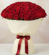 Букет 101 Красная роза Милано в Батайске
