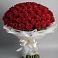Букет 101 Красная роза Блэк Мэджик в Батайске
