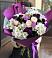 Букет фиолетовый сад в Батайске Букет цветов из: Хризантемы, Гвоздики и Розы в Батайске