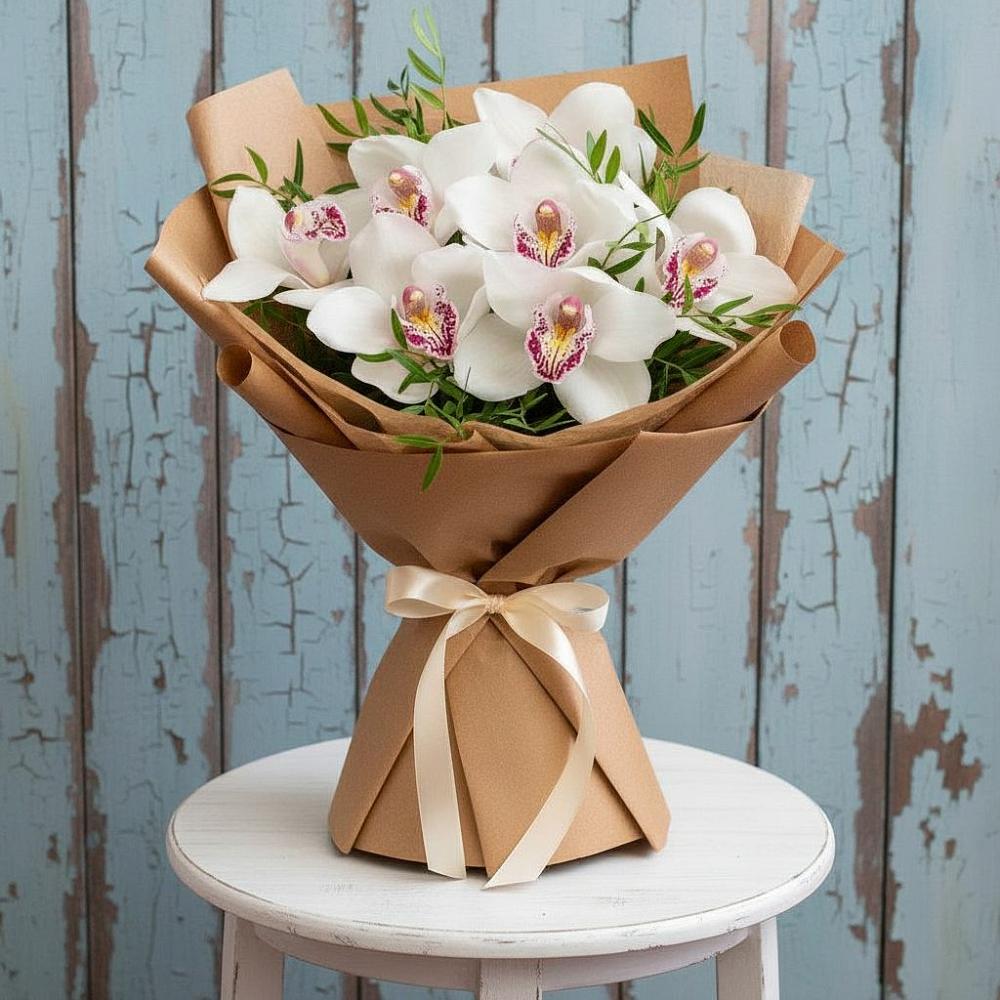 Букет цветов из: Орхидеи и Розы в Батайске