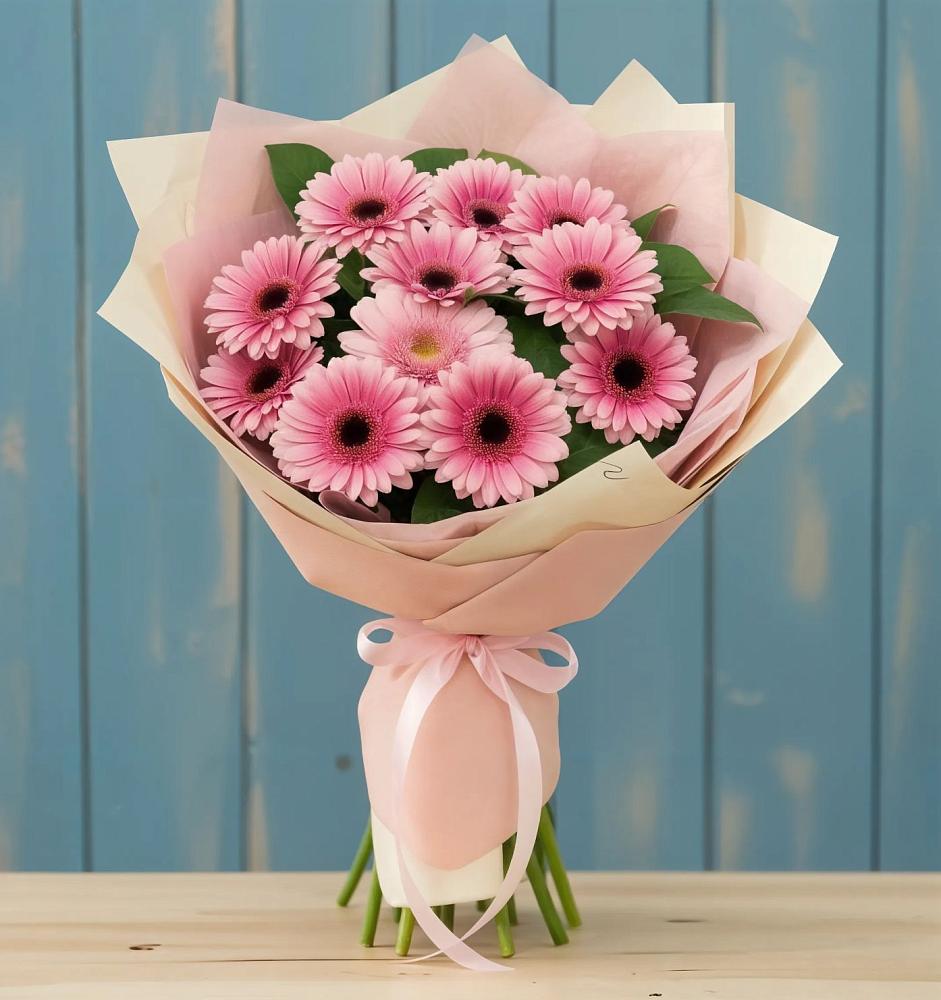 Букет пурпурно-розовый в Батайске Букет цветов из: Герберы в Батайске