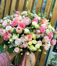 Букет розовый шик в Батайске Букет цветов из:  Розы в Батайске