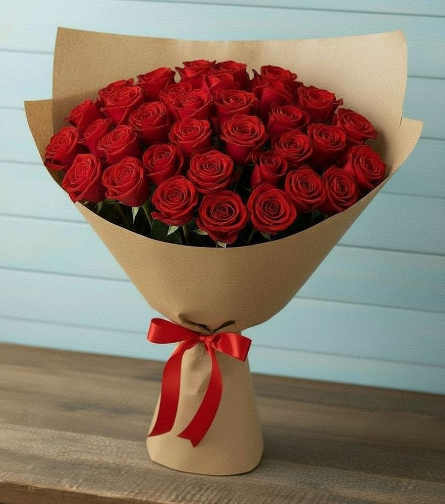 Красные розы Милано в Батайске Букет Красные розы Милано в Батайске