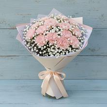Букет Нежность рассвета в Батайске Букет цветов из:  Гвоздики в Батайске