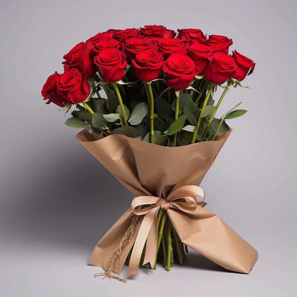 21 Красная роза Эдлесс Лав в Батайске Букет 21 Красная роза Эдлесс Лав в Батайске
