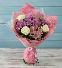 Букет комплимент в Батайске Букет цветов из:  Герберы в Батайске