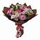 Букет Розовое очарование в Батайске Букет цветов из: Хризантемы, Альстромерии и Розы в Батайске